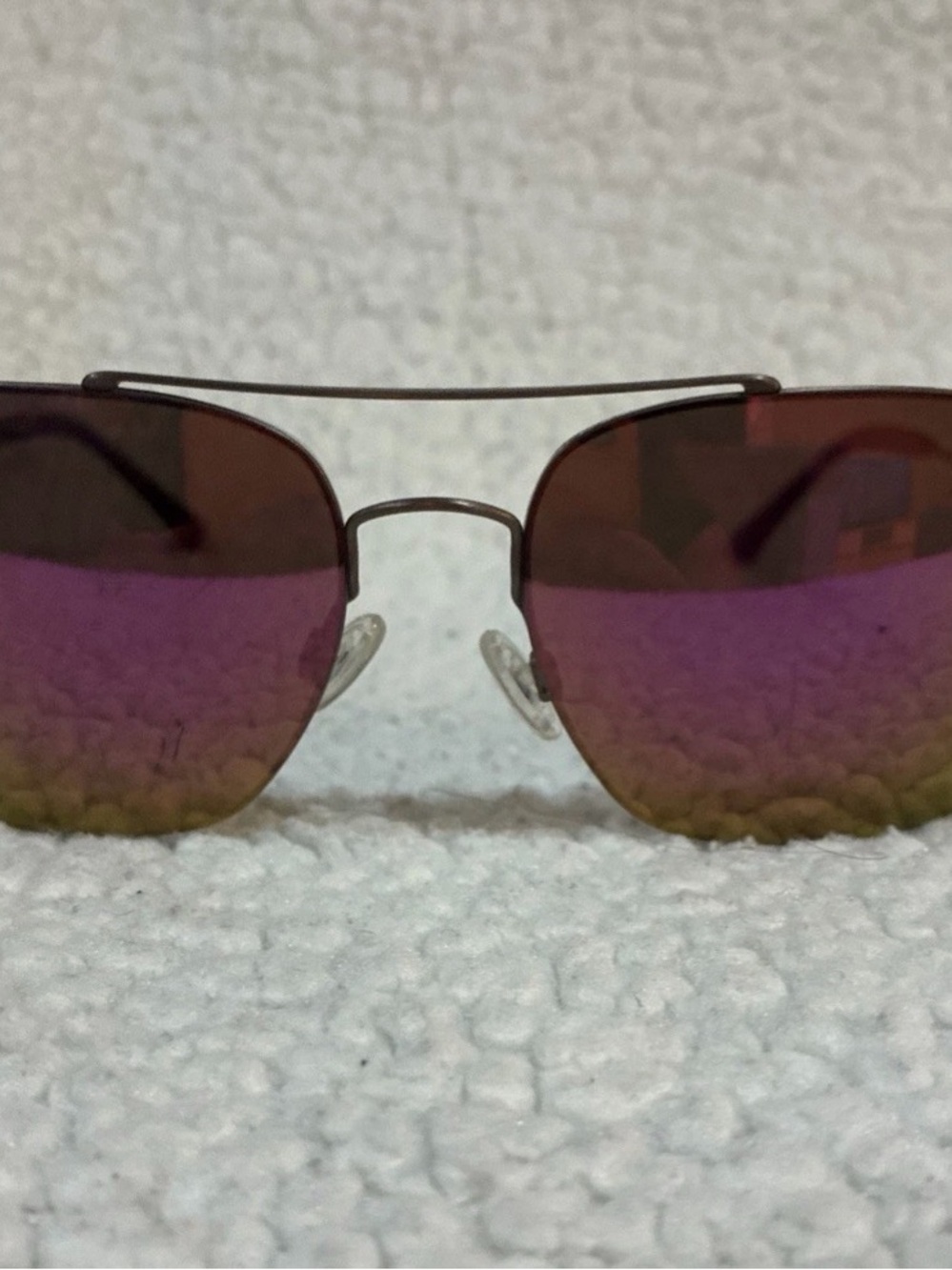 Maui Jim Lava Tube MJ 786 02S Satin Grey Titanium-  Hawaii Pink  Polarized 0192